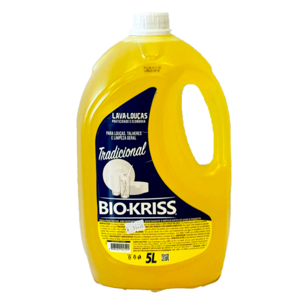 Detergente Neutro 5L – Bio-Kriss Lava Louças (Galão)