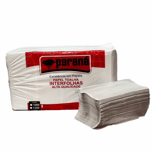 Papel Toalha Interfolhas Branco – Pacote (Embalagem VML) – Paraná