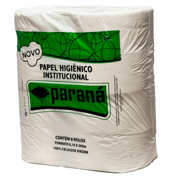 Papel Higiênico Rolão FRD 100% Celulose 8x300m – Paraná F.S. (Embalagem Verde) - Image 2