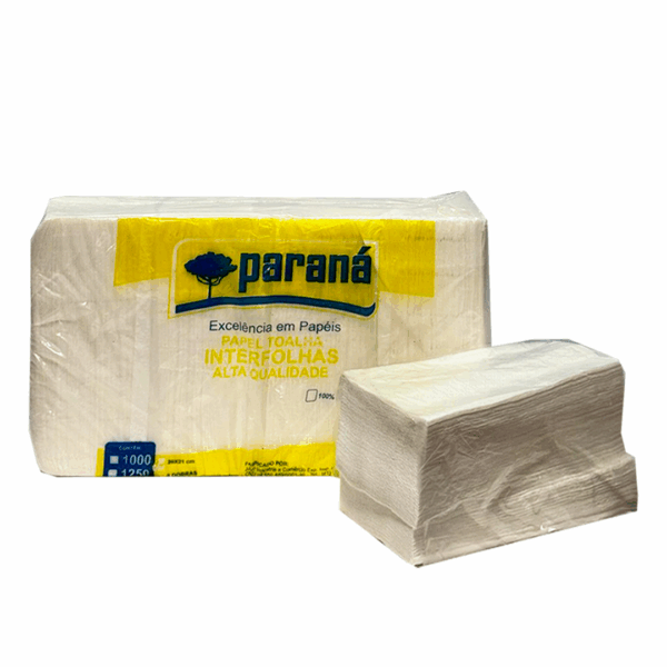 Papel Toalha Luxo Interfolhas Extra 100% Celulose – Paraná Premium c/1000 folhas - Image 3