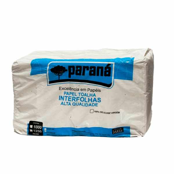 Papel Toalha Interfolhas Celulose c/1000 – Paraná 20x21cm (Embalagem Azul Leitoso) - Image 3