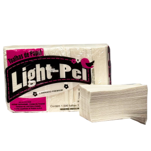 114- TOALHA INTERFOLHAS EXT LX PCT 1000F LAMINADO 20X21 LIGHT-PEL