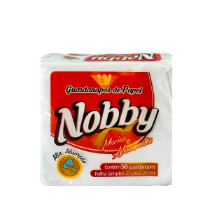 59- GUARDANAPO FOLHA SIMPLES 21X22 PC C50 NOBBY IPEL VML PACOTE